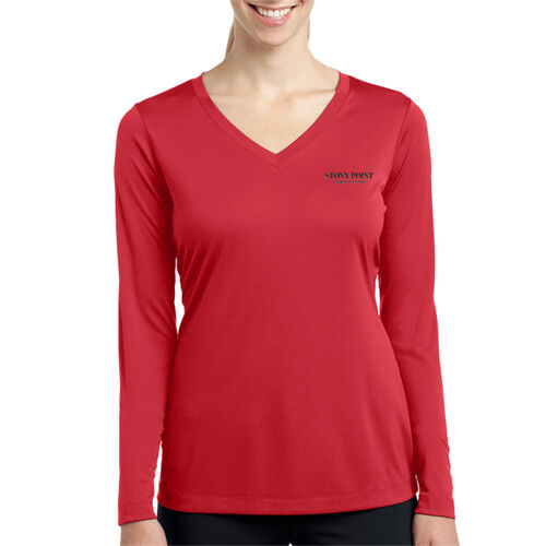LC - Ladies Long Sleeve PosiCharge ® Competitor V Neck Tee Thumbnail