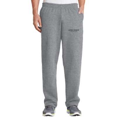 LL - Fleece Open-Bottom Sweatpant with Pockets Thumbnail