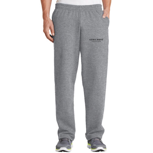 LL - Fleece Open-Bottom Sweatpant with Pockets Thumbnail
